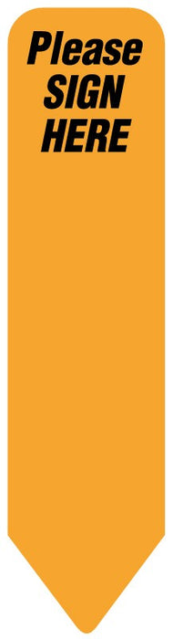 Medical Labels - UniArrow Flag, 2-1/4" x 9/16"