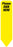 Medical Labels - UniArrow Flag, 2-1/4" x 9/16"