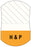 Medical Labels - Message UniTab Flag, 1-7/16" x 15/16"