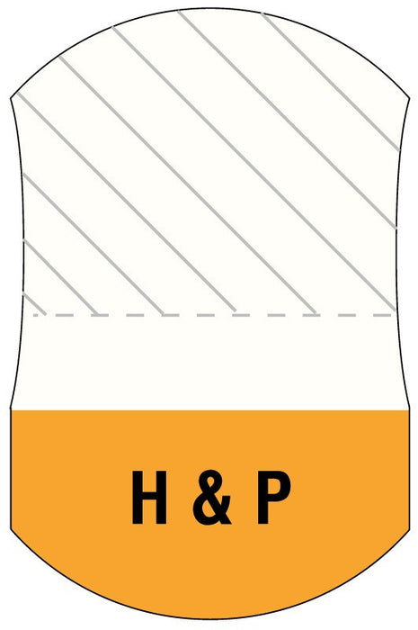 Medical Labels - Message UniTab Flag, 1-7/16" x 15/16"