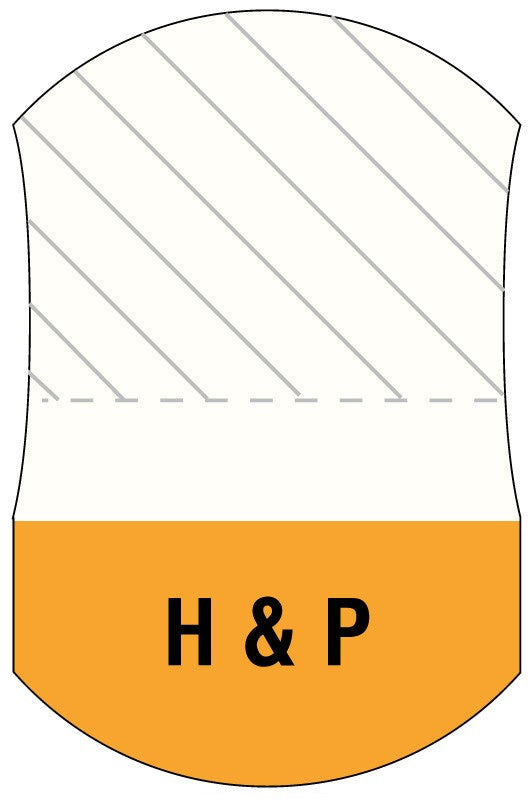Medical Labels - Message UniTab Flag, 1-7/16" x 15/16"