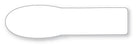 Medical Labels - Extra Large UniFlag, 2-1/4" x 5/8"