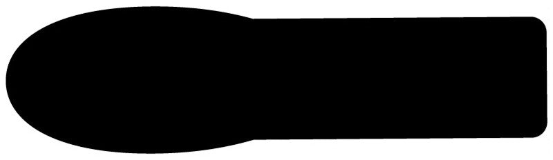 Medical Labels - Extra Large UniFlag, 2-1/4" x 5/8"