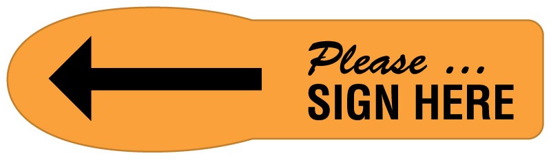Medical Labels - Extra Large UniFlag, 2-1/4" x 5/8"