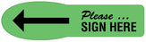 Medical Labels - Extra Large UniFlag, 2-1/4" x 5/8"