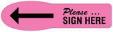 Medical Labels - Extra Large UniFlag, 2-1/4" x 5/8"