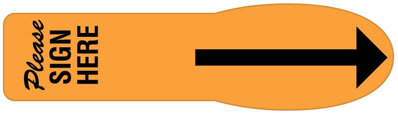 Medical Labels - Extra Large UniFlag, 2-1/4" x 5/8"