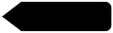 Medical Labels - UniArrow Jr. SpaceSaver Flag, 1-3/16" x 5/16"