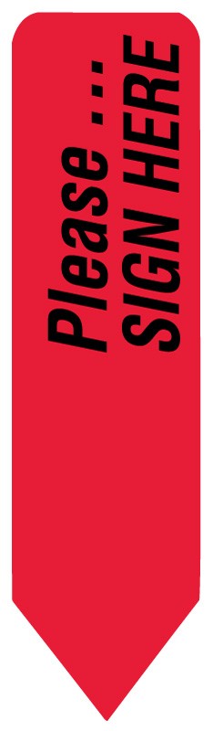 Medical Labels - UniArrow Jr. SpaceSaver Flag, 1-3/16" x 5/16"