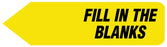 Medical Labels - UniArrow Jr. SpaceSaver Flag, 1-3/16" x 5/16"
