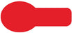 Medical Labels - UniMark Flag, 3/4" x 5/16"