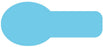 Medical Labels - UniMark Flag, 3/4" x 5/16"