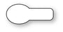 Medical Labels - UniMark Flag, 3/4" x 5/16"