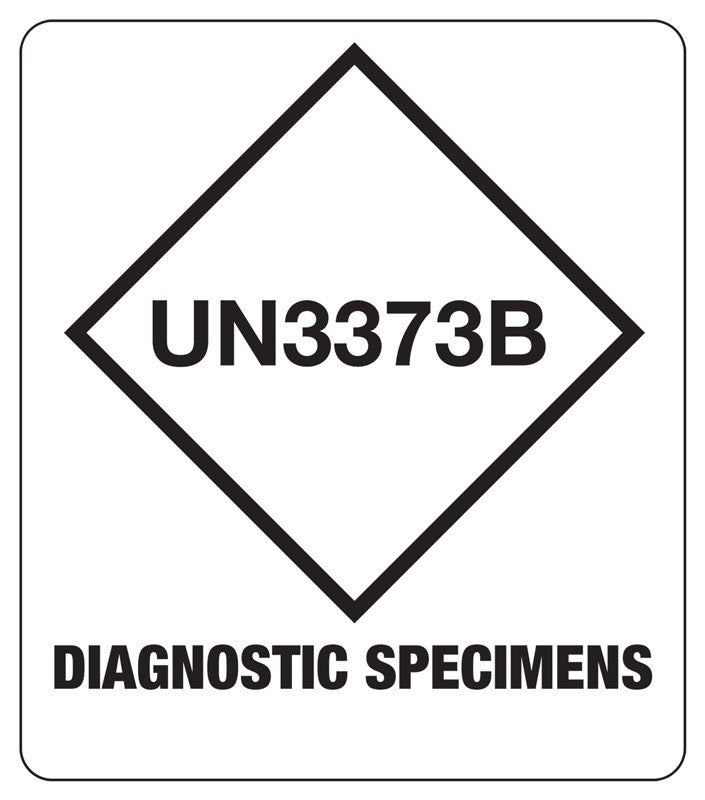 Medical Labels - UN3373 Cat B Bio Substance Shipping Label, 3-1/2" x 4"