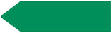 Medical Labels - UniArrow SpaceSaver Flag, 2" x 9/16"