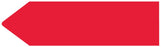 Medical Labels - UniArrow SpaceSaver Flag, 2" x 9/16"