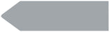 Medical Labels - UniArrow SpaceSaver Flag, 2" x 9/16"