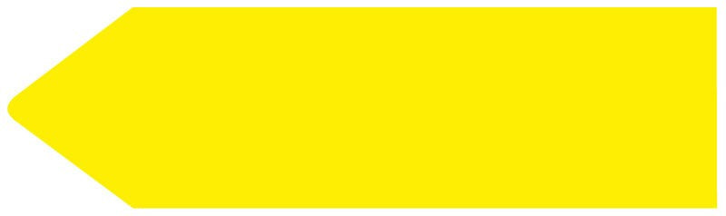 Medical Labels - UniArrow SpaceSaver Flag, 2" x 9/16"