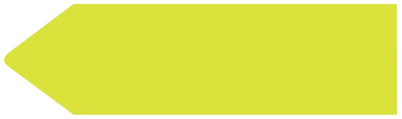 Medical Labels - UniArrow SpaceSaver Flag, 2" x 9/16"