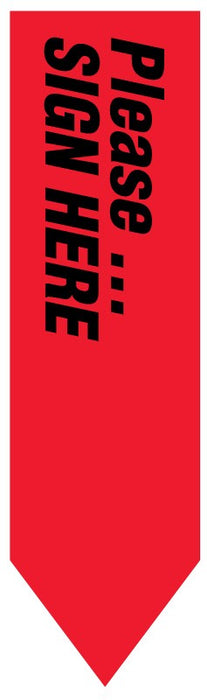 Medical Labels - UniArrow SpaceSaver Flag, 2" x 9/16"