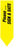 Medical Labels - UniArrow SpaceSaver Flag, 2" x 9/16"
