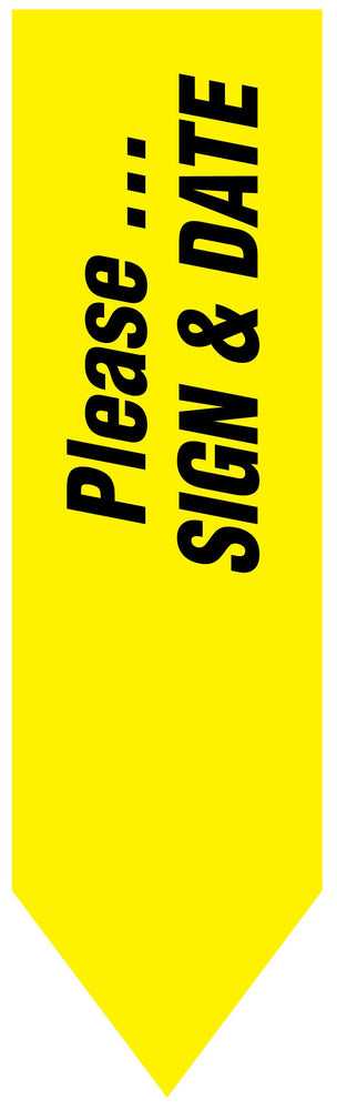 Medical Labels - UniArrow SpaceSaver Flag, 2" x 9/16"