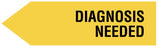 Medical Labels - UniArrow SpaceSaver Flag, 2" x 9/16"