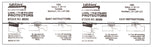 Medical Labels - Unishield Clear Label Protector, 3-1/2" x 2-1/32"