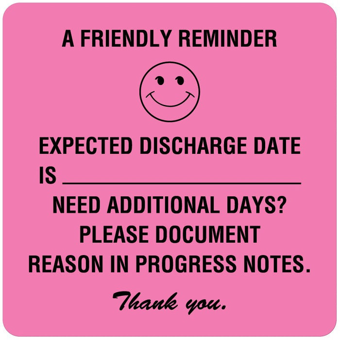 Medical Labels - Concurrent Review Label, 2-1/2" x 2-1/2"