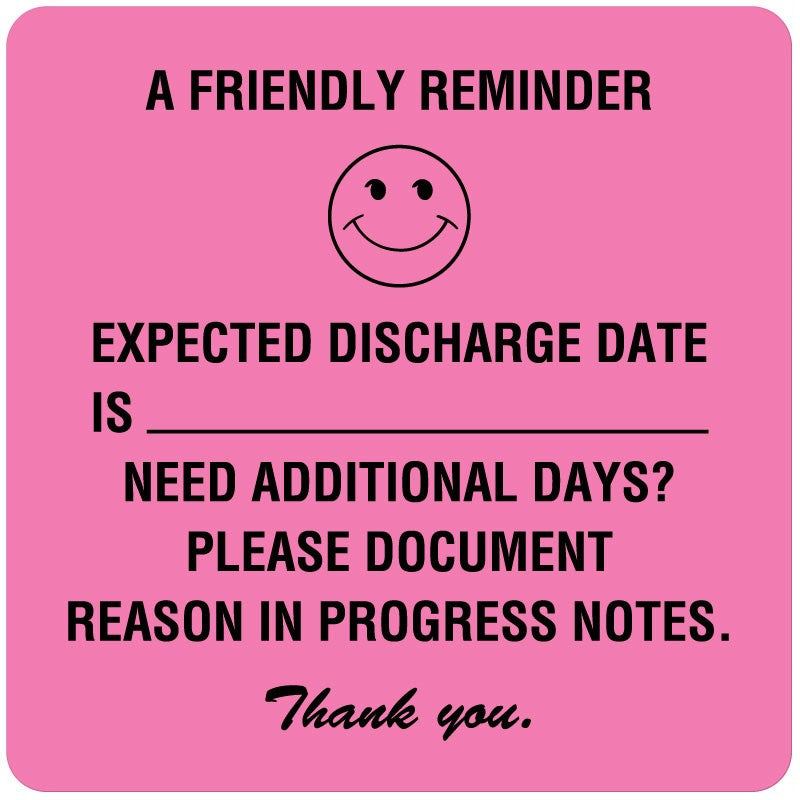 Medical Labels - Concurrent Review Label, 2-1/2" x 2-1/2"
