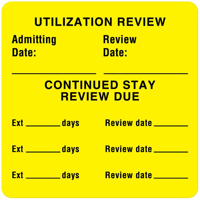 Medical Labels - Length of Stay Label, 2-1/2" x 2-1/2"