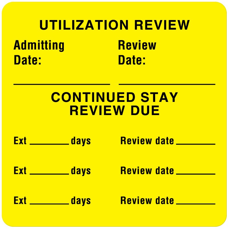 Medical Labels - Length of Stay Label, 2-1/2" x 2-1/2"