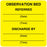 Medical Labels - Medical Observation Label, 2-1/2" x 2-1/2"