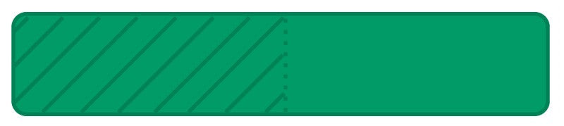 Medical Labels - UniFlag15, 1" x 3/16"
