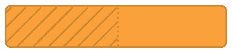 Medical Labels - UniFlag15, 1" x 3/16"