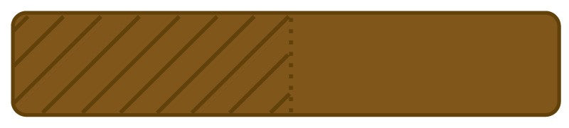 Medical Labels - UniFlag15, 1" x 3/16"