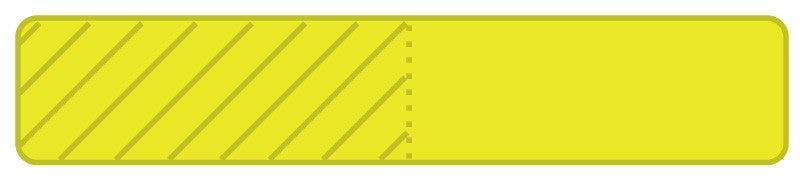 Medical Labels - UniFlag15, 1" x 3/16"