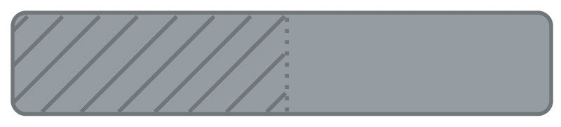 Medical Labels - UniFlag30, 1" x 3/16"