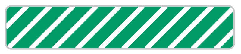 Medical Labels - UniFlag15 Striped, 1" x 3/16"