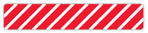 Medical Labels - UniFlag15 Striped, 1" x 3/16"