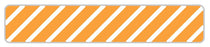 Medical Labels - UniFlag15 Striped, 1" x 3/16"
