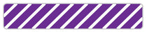 Medical Labels - UniFlag15 Striped, 1" x 3/16"