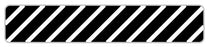 Medical Labels - UniFlag15 Striped, 1" x 3/16"