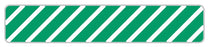 Medical Labels - UniFlag30 Striped, 1" x 3/16"