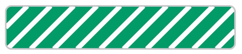 Medical Labels - UniFlag30 Striped, 1" x 3/16"