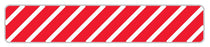 Medical Labels - UniFlag30 Striped, 1" x 3/16"