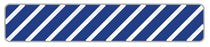 Medical Labels - UniFlag30 Striped, 1" x 3/16"