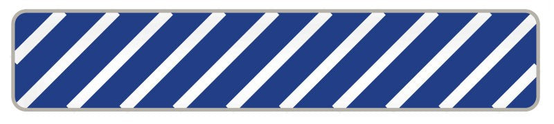 Medical Labels - UniFlag30 Striped, 1" x 3/16"