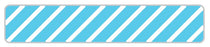 Medical Labels - UniFlag30 Striped, 1" x 3/16"