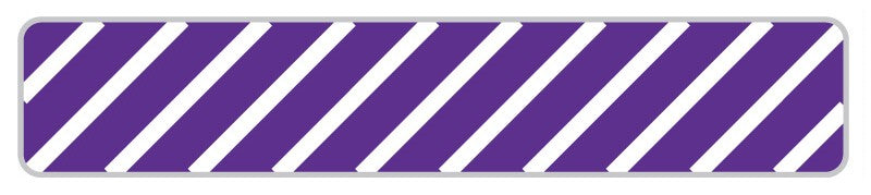 Medical Labels - UniFlag30 Striped, 1" x 3/16"